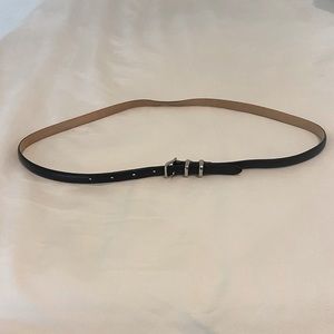 Brooks Brothers Women’s Slim Trouser Belt Black